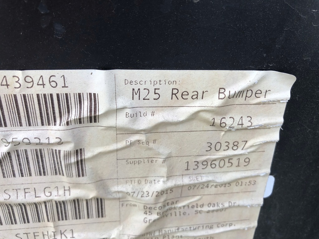 фото №14, Бампер задня bmw x3 f25 m-pakiet pdc задній акція