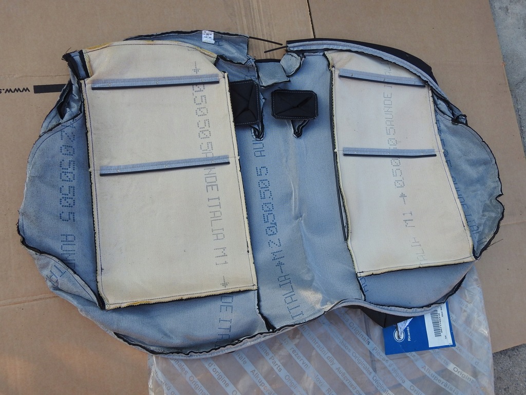 фото №7, Обшивка сидіння сидіння fiat panda ii 4x4 чорні