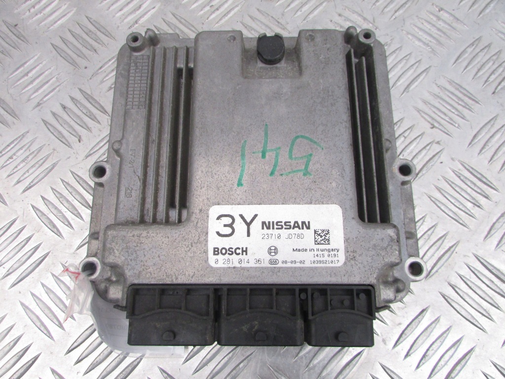 фото №1, Бортовой компьютер 23710jd78d nissan qashqai j10 2.0 dci 08r