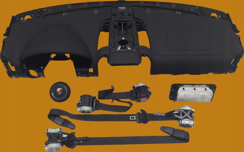 фото №1, Porsche cayenne ii 7p0 lift приборная панель приборная панель подушки безопасности кожа