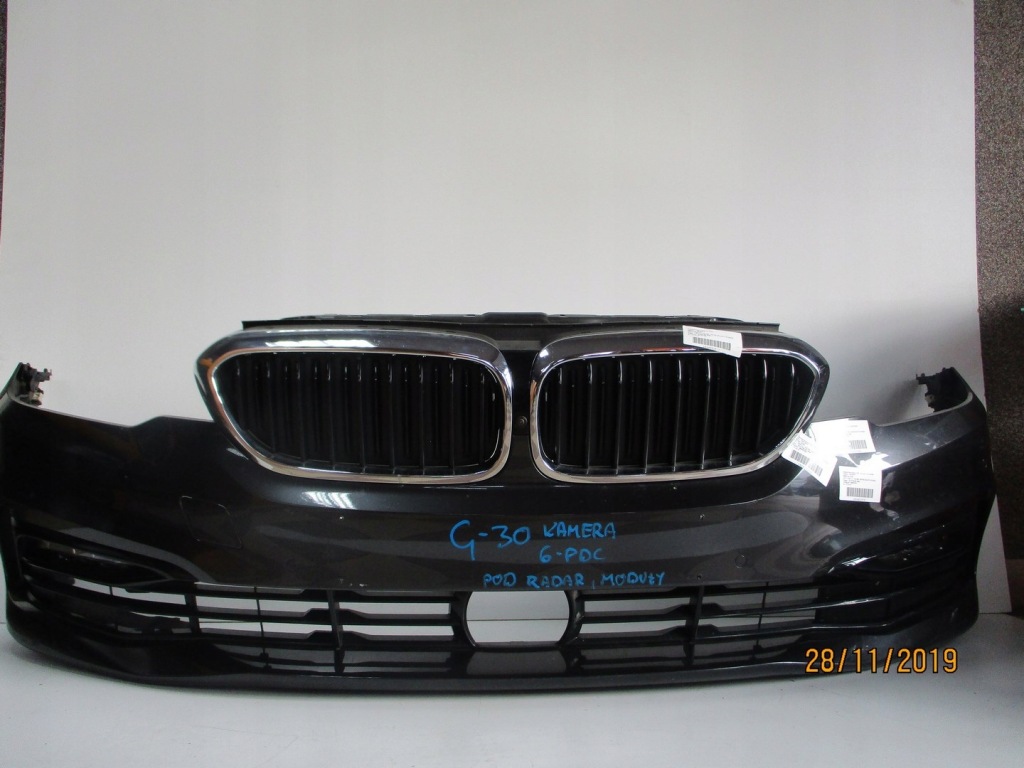 фото №6, Бампер bmw 5 g30 6x pdc камера pod радар модулі