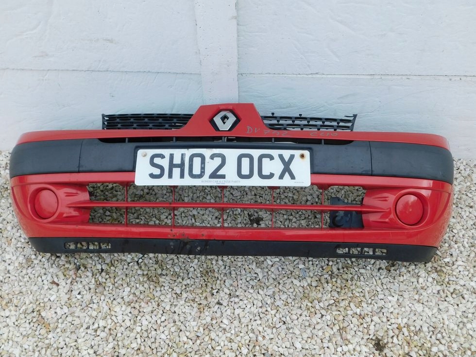 Купить Бампер перед передний красный renault clio ii lift