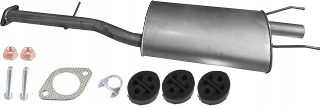 фото №1, Гасник середній ssangyoung rodius 2.7 глушники новий