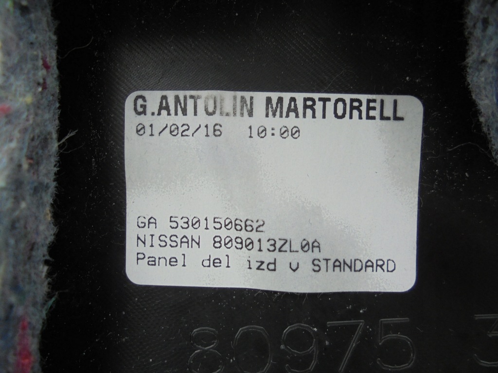 фото №12, Pulsar 16r обшивка дверь левая перед 809013zl0a 14-