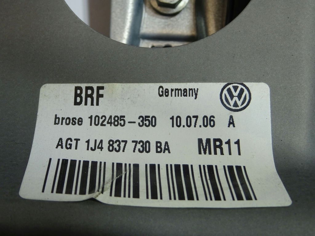 фото №7, Механизм стекло правый перед vw bora 1j4837730ba
