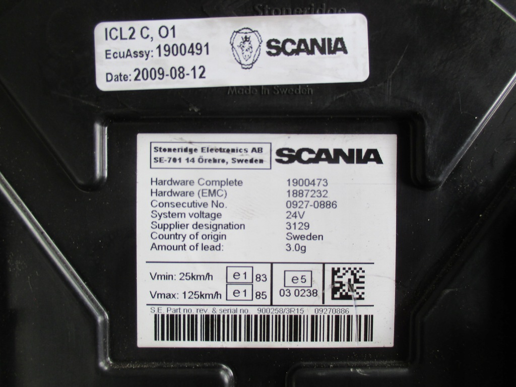 фото №10, Счетчик euro 5 scania r 1900491