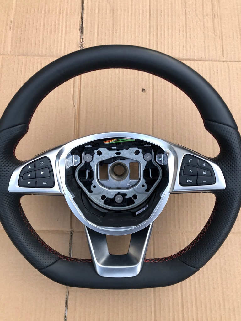 фото №5, Mercedes w213 повітропровід керування колесо подушка безпеки red nić