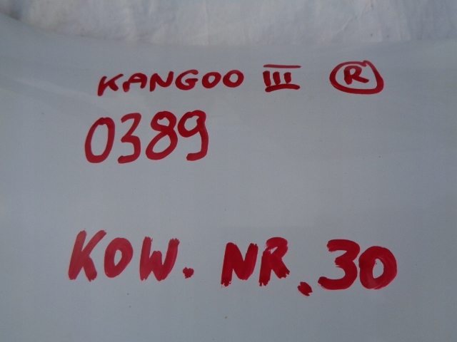 фото №7, Renault kangoo iii крила правий передній o389