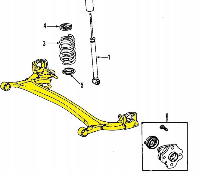 Рама заднего подвеска toyota corolla 2006-2013 Цена