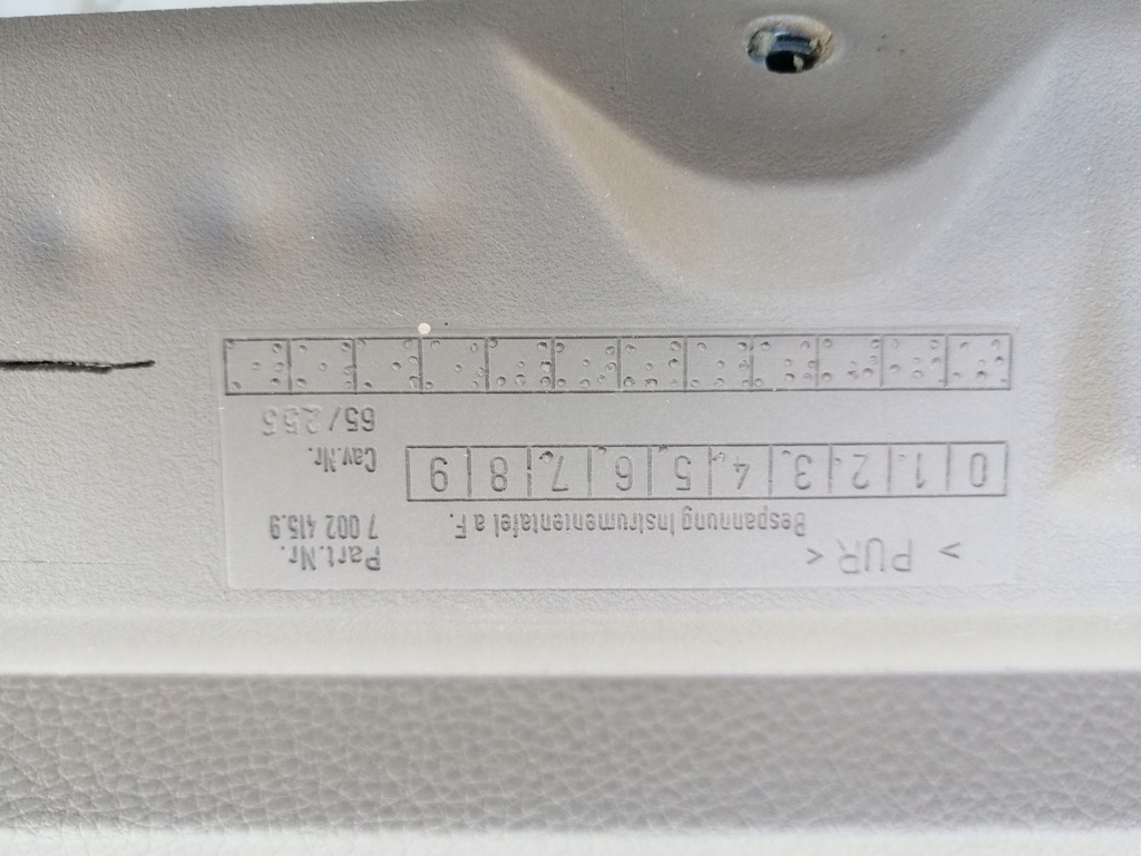 фото №4, Bmw 7 e65 e66 01/05 приборная панель консоль нет восстановленная