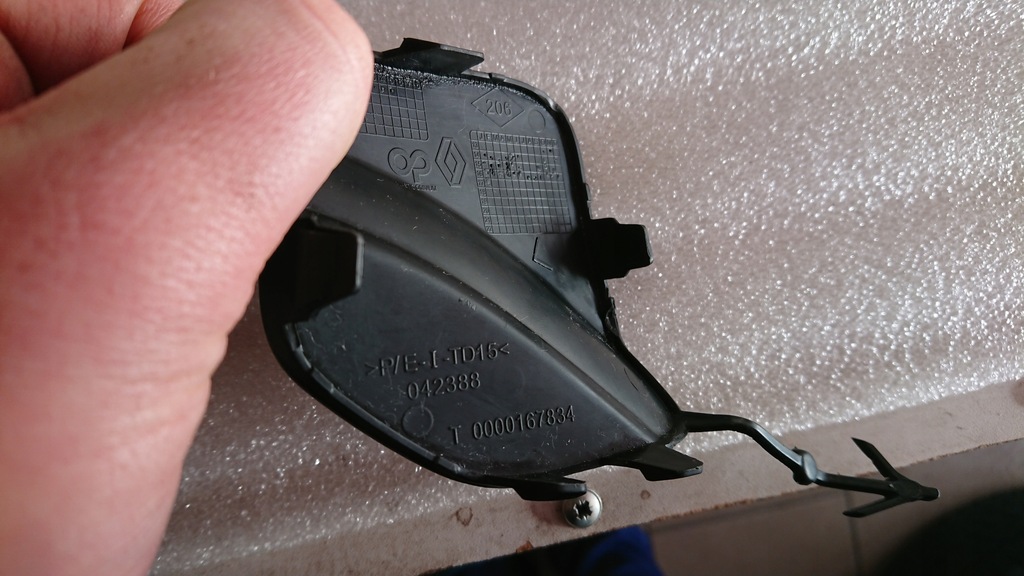 фото №3, Заглушка фаркоп задня renault captur t0000167834 oryg