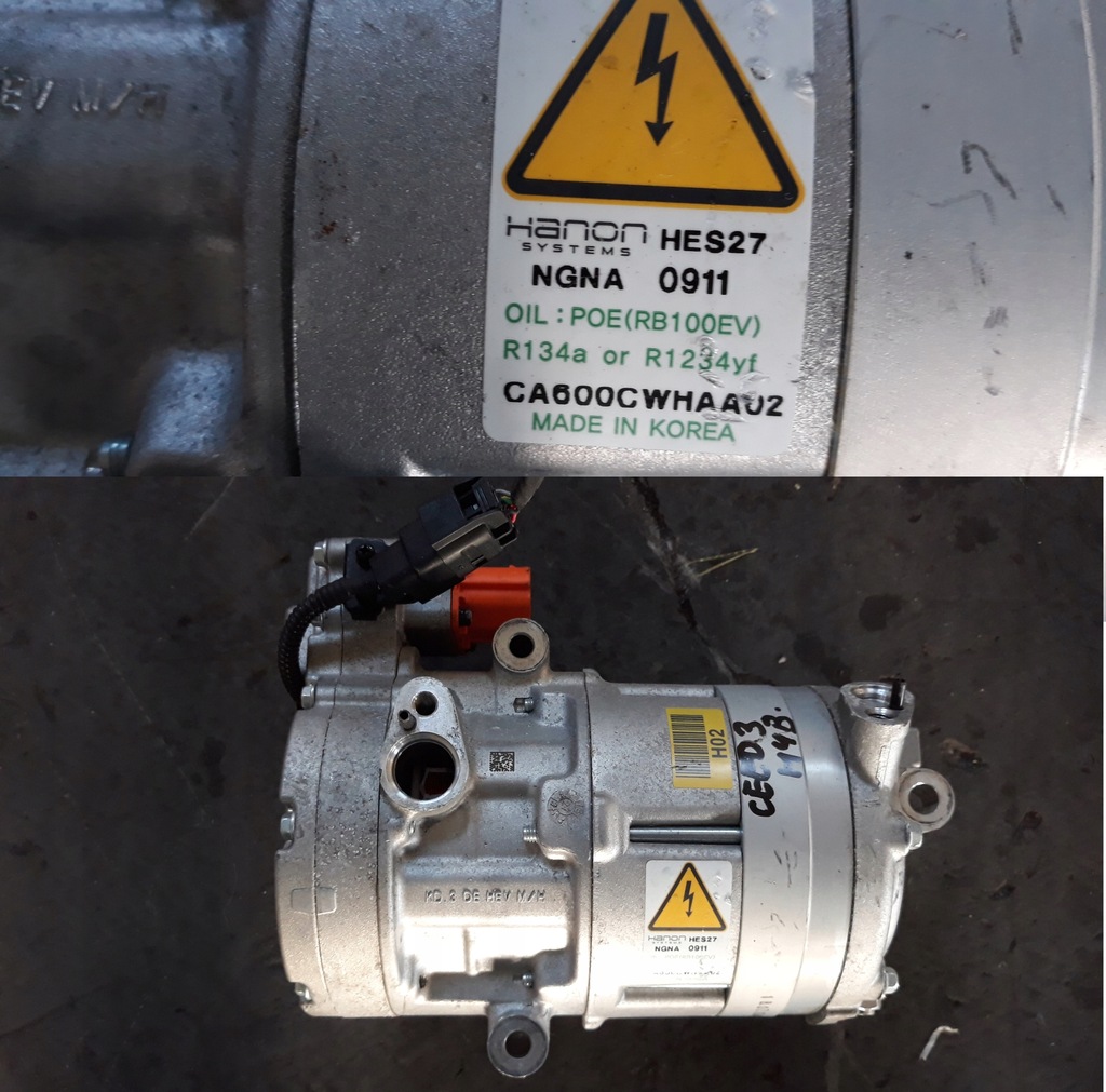 фото №1, Kia ceed iii 2019- hybrid компрессор кондиционера