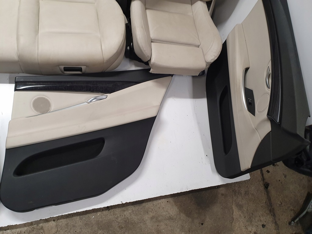 фото №9, Bmw 5 gt f07 сидіння заднє сидіння обшивки шкіра uk