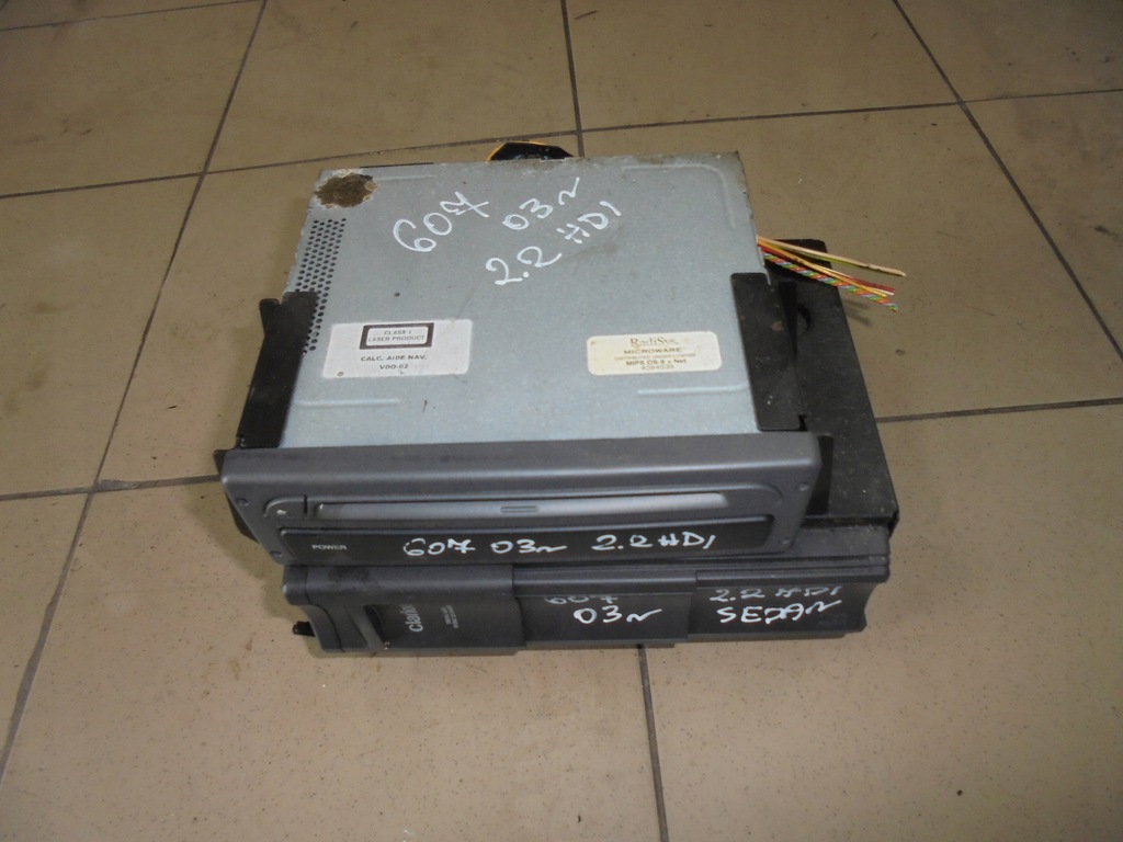 фото №3, Peugeot 607 радіо cd clarion