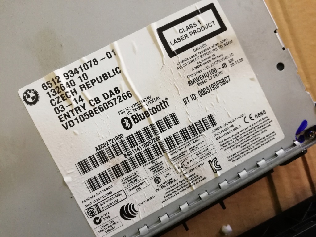 фото №5, Bmw 3 f30 f31 радіо навігація 9341078 дисплей