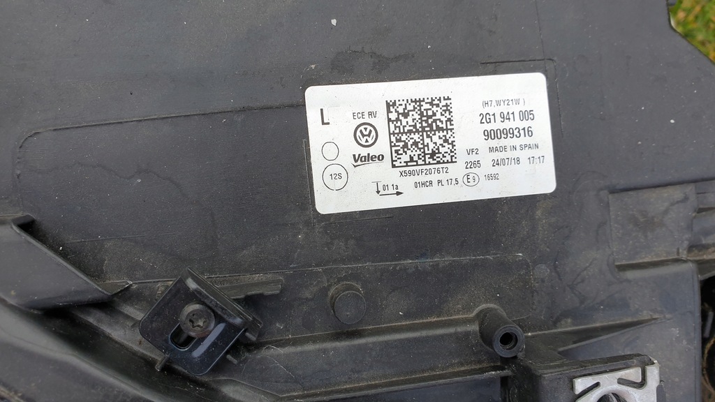 фото №5, Vw polo лампа 2g1