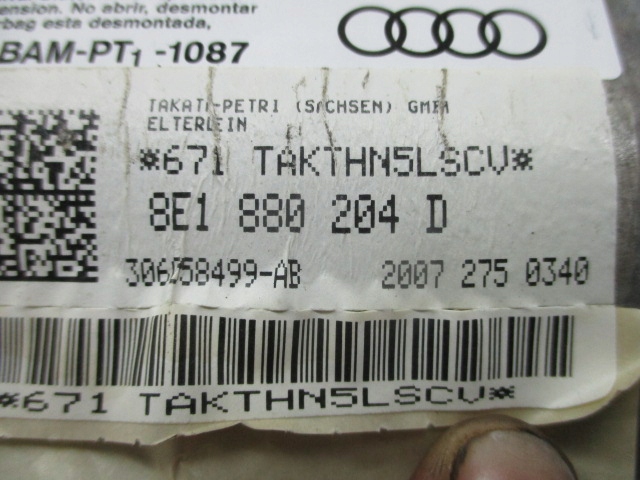 фото №12, Audi a4 b7 b6 приборная панель консоль soul подушки безопасности ремни