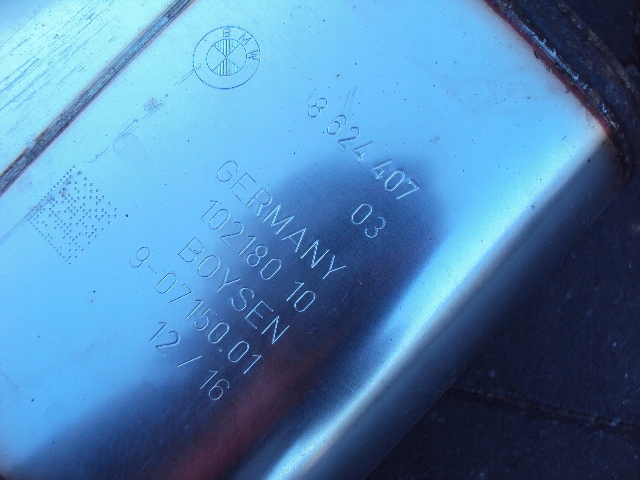 фото №11, Гаситель выхлоп bmw 3 f30 f31 8624410