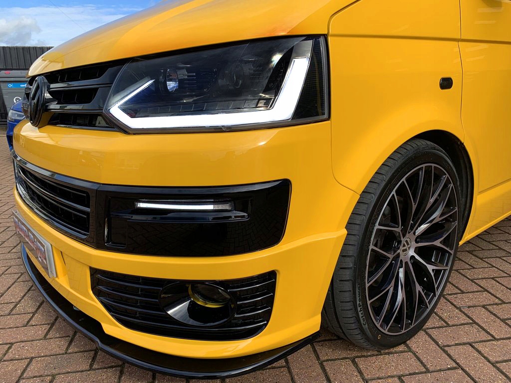 фото №14, Vw transporter t5 09-15 лампы фары перед передние led drl линзы h7
