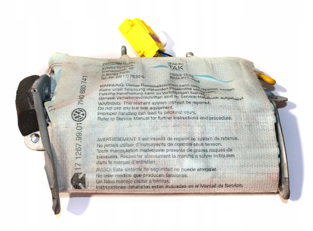 фото №1, Vw t5 t6 шторка безпеки подушка безпеки передня ліва 7h0880741