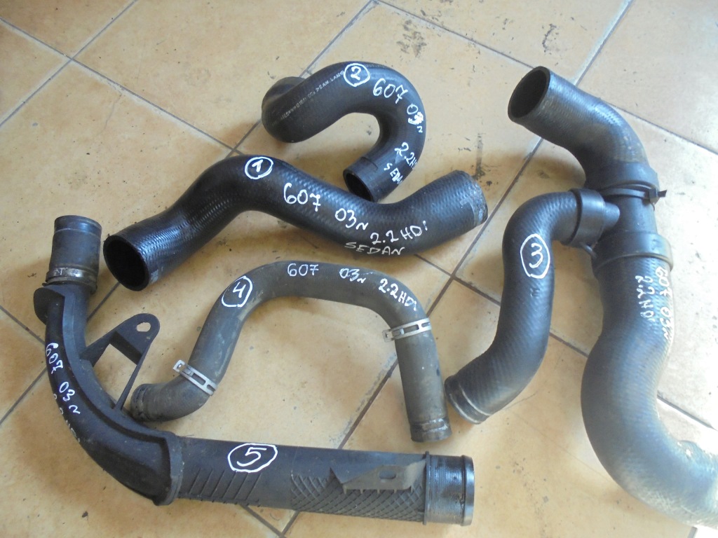 фото №2, Peugeot 607 2.2hdi труба шланг 03' sedan