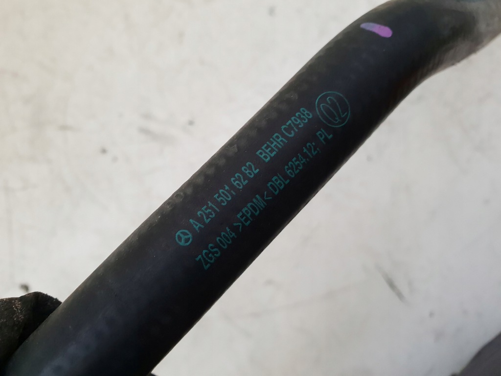 фото №2, Шланг wąż труба wody mercedes r w251 3.0 cdi eu