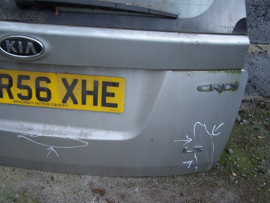 фото №5, Kia carens iii кришка багажника багажника 7s 06-