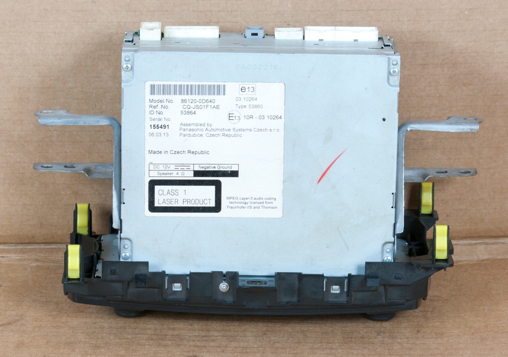 фото №3, Toyota yaris iii радіо cd