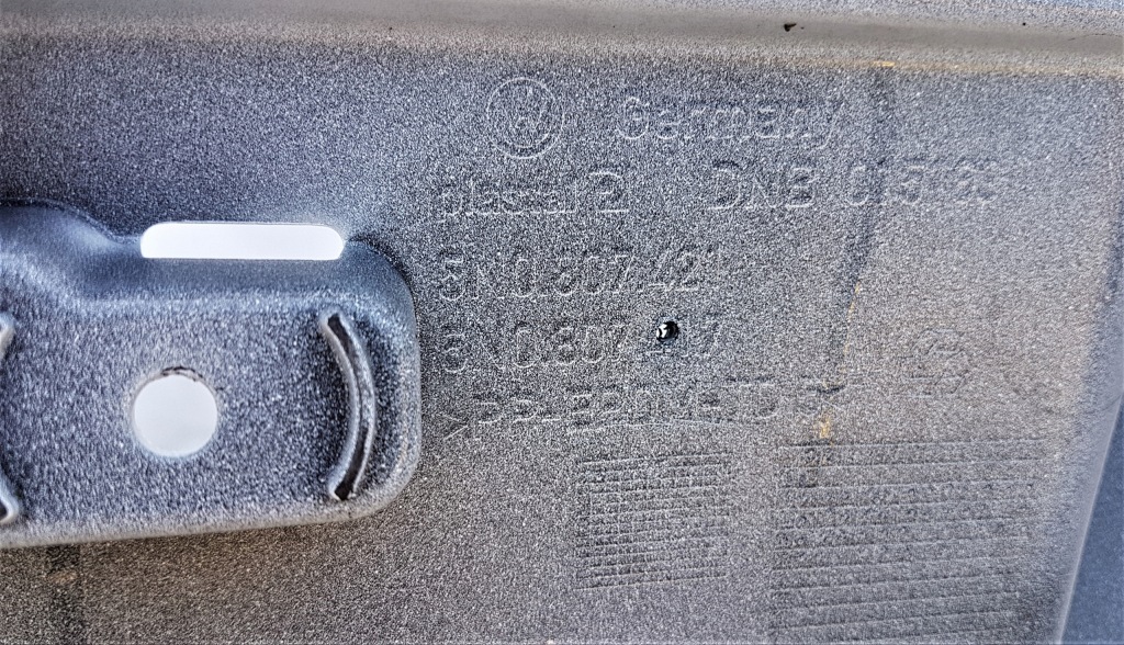 фото №11, Vw tiguan 07- бампер задняя 5n0807421 pdc оригинал