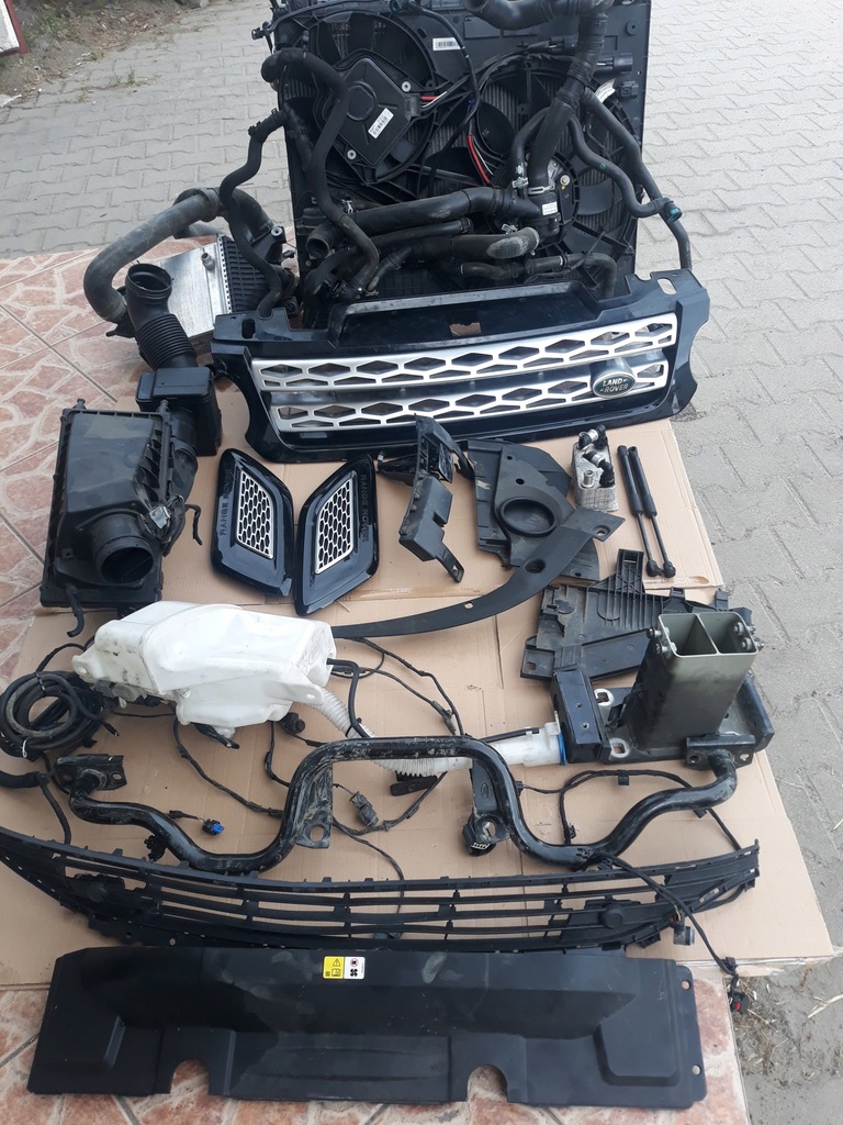 фото №1, Комплект радіатор решітка радіатора range rover sport l494 13-