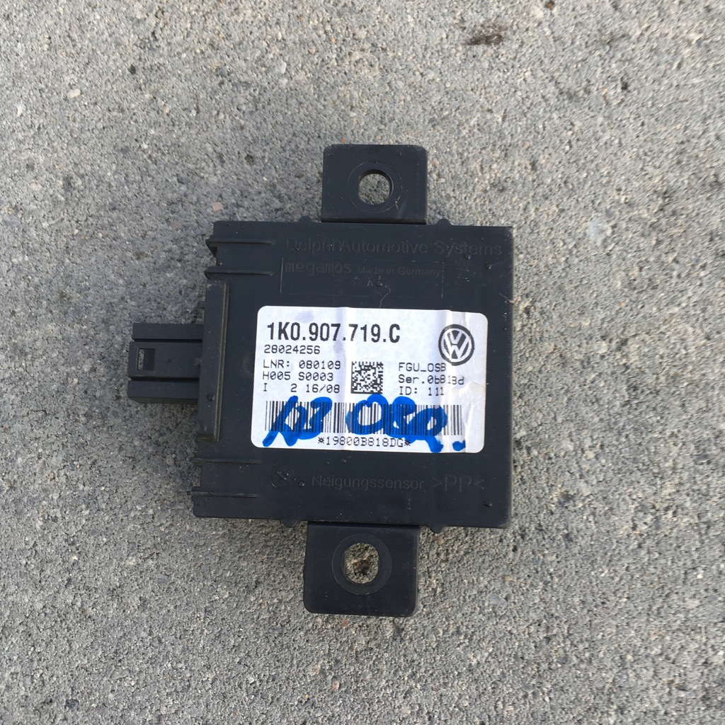 фото №1, Audi a3 8p lift модуль сигнализация 1k0907719c