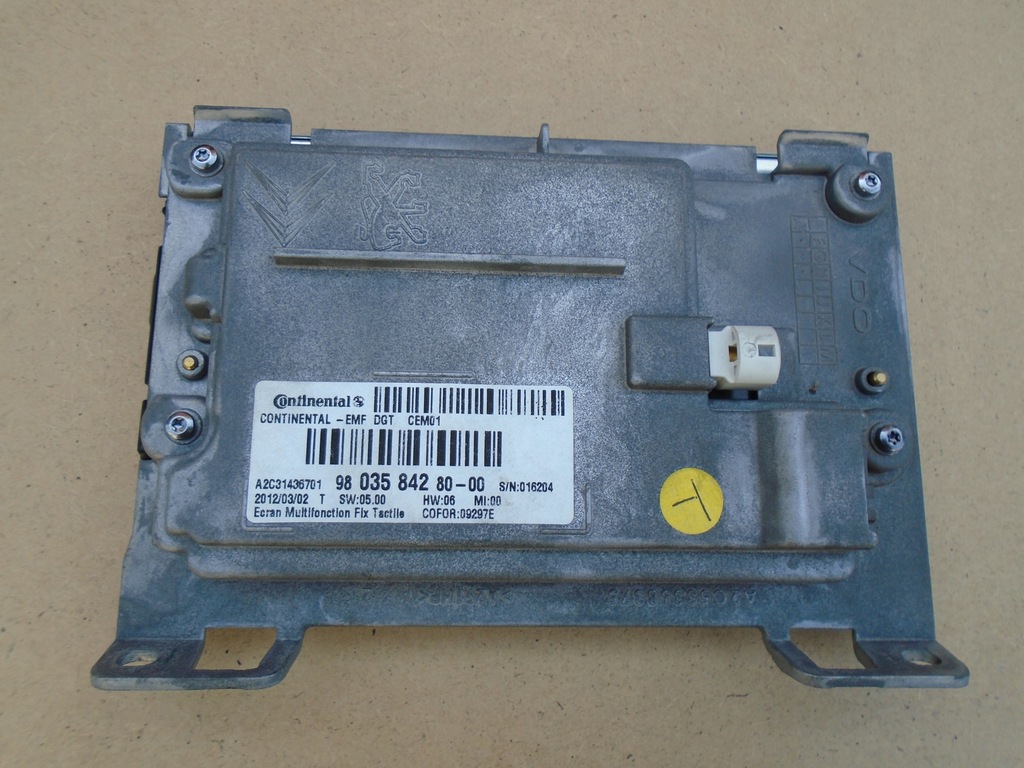 фото №7, Peugeot 208 радіо cd дисплей 9801840680