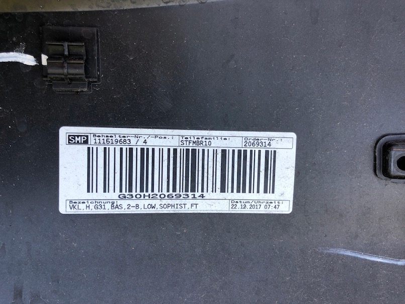 фото №7, Bmw 5 g31 kombi бампер задняя задний оригинал