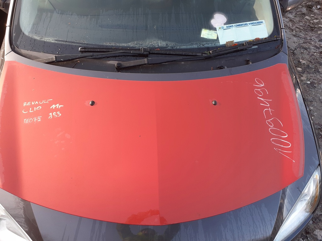 фото №3, Капот крышка двигателя renault clio iii lift 09-12 ted75