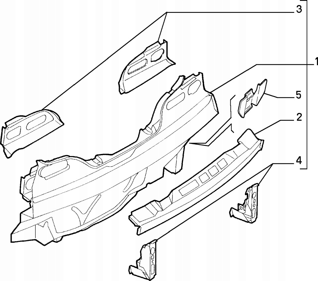 фото №8, Кронштейн бампера задній балка alfa romeo146