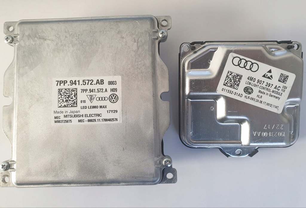 фото №1, Оригинал audi q7 sq7 модули 4m0941033 4m0941034 full led