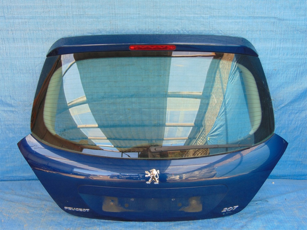 фото №1, Peugeot 207 3d 5d крышка багажника комплектная демонтаж