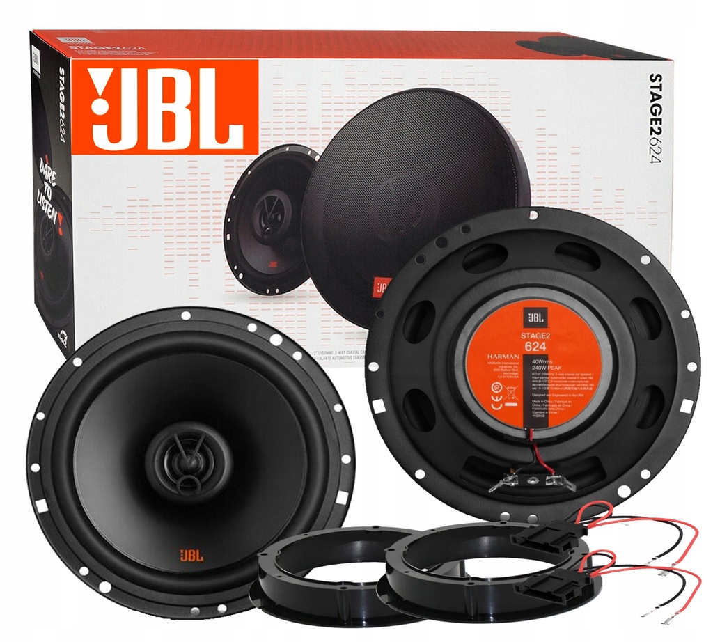 фото №1, Jbl stage 2 624 динаміки vw polo 4 5 new beetle
