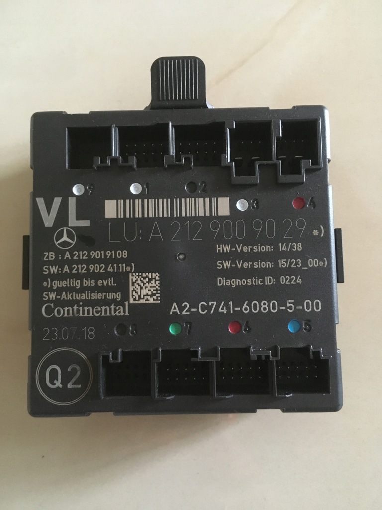 фото №1, Блок управления mercedes w172 модуль дверь a2129009029