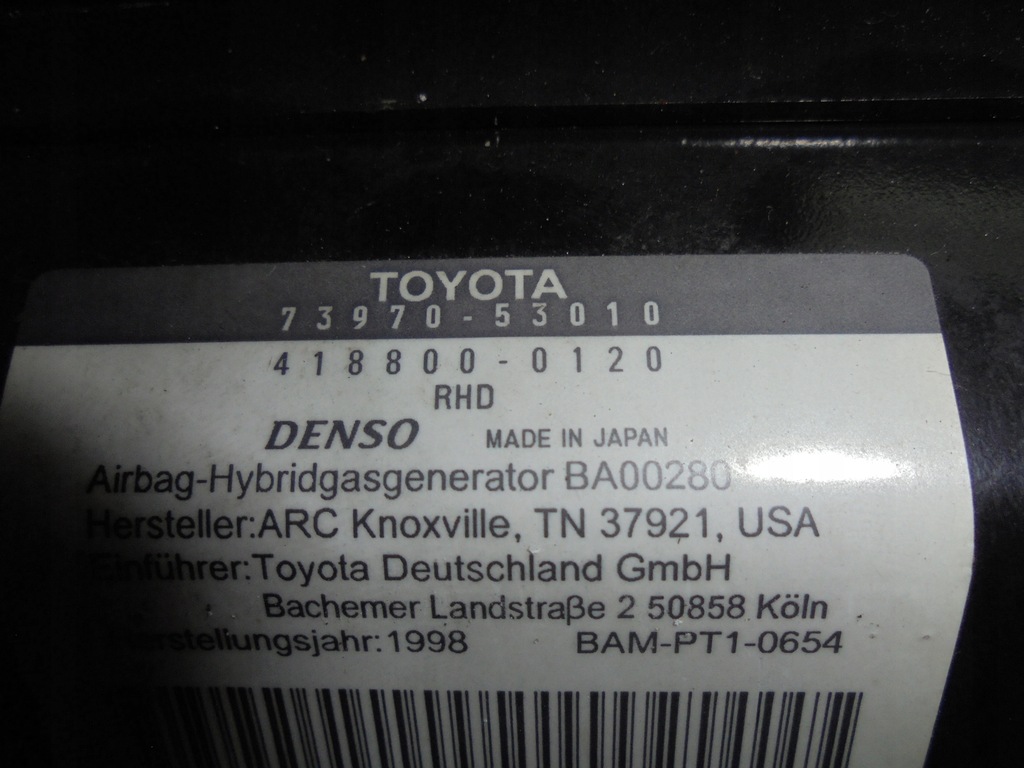 фото №2, Lexus is200 подушка подушка безпеки пасажира