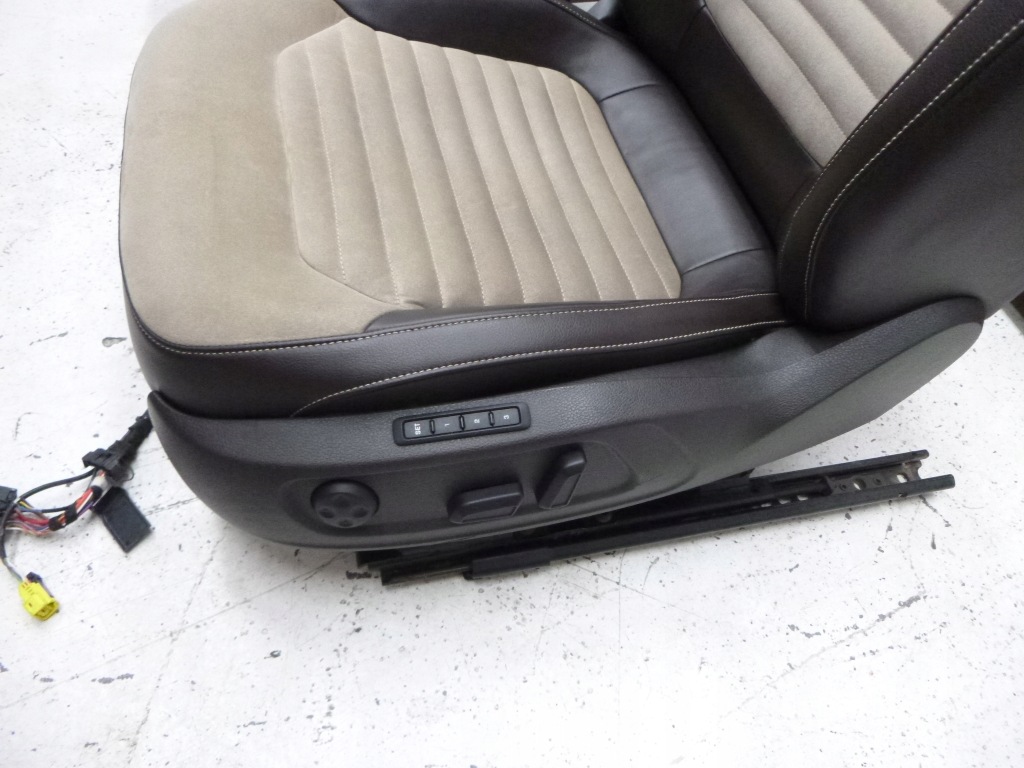 фото №6, Заднее сиденье спинка сиденье задняя passat b7 sedan кожа bez алькантара светлая