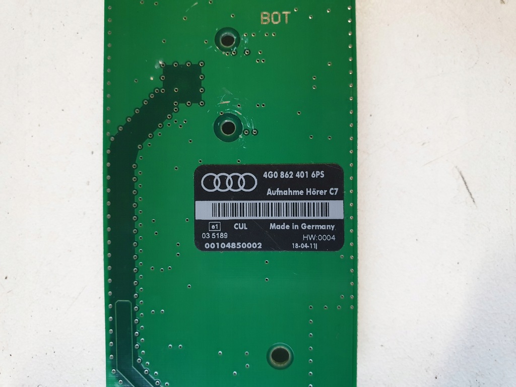 фото №6, Джгут електропроводка телефону модуль audi a6 c7 a7 4g оригінальний номер eu