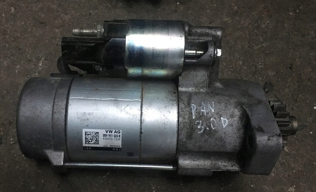 фото №1, Porsche panamera 3.0 d lift стартер 059911024k