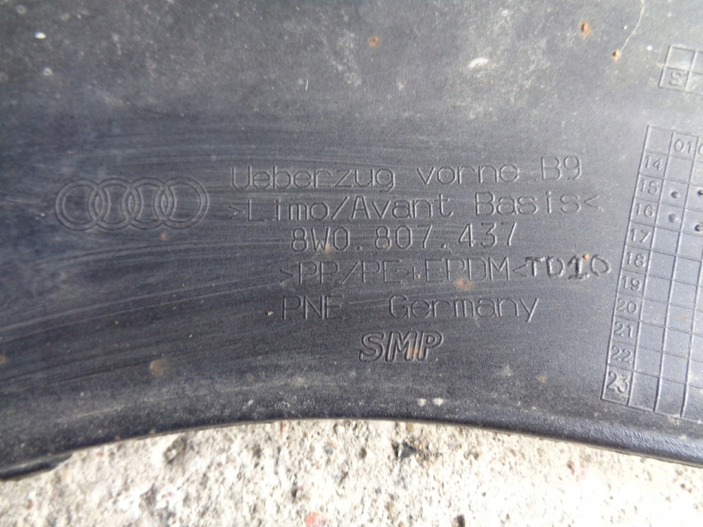 фото №12, Audi a4 b9 8w бампер перед чёрный pdc 8w0807437