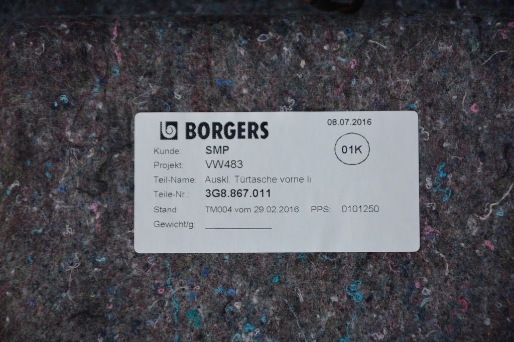 фото №12, 4x обивка дверь обшивки vw arteon 3g8867211