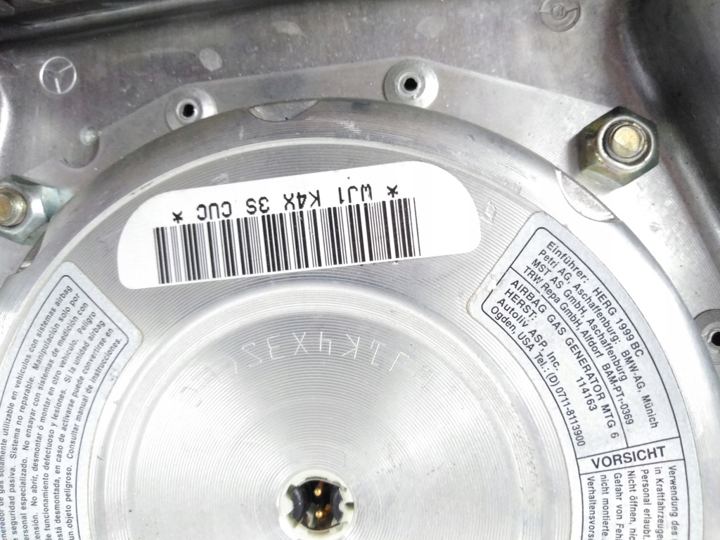 фото №4, Подушка безопасности водителя mercedes clk w208