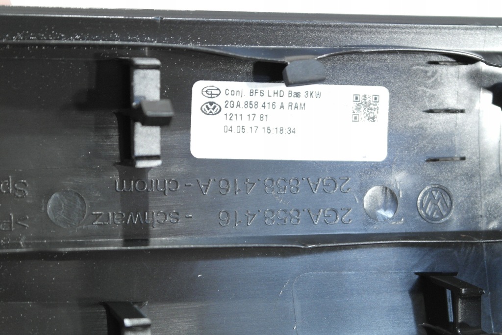 фото №5, Vw t-roc рамка dekor с панели воздуховоды комплект