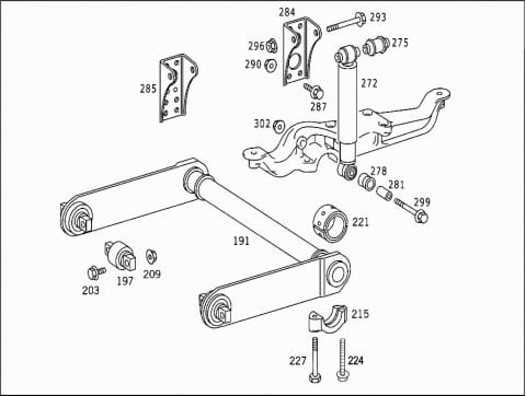 Mercedes 9413260440 соединитель кронштейн амортизатора в Украине