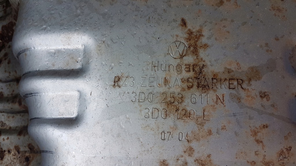 фото №12, Вихлоп гасник кінцевий x2 vw phaeton 5.0 tdi 120tkm