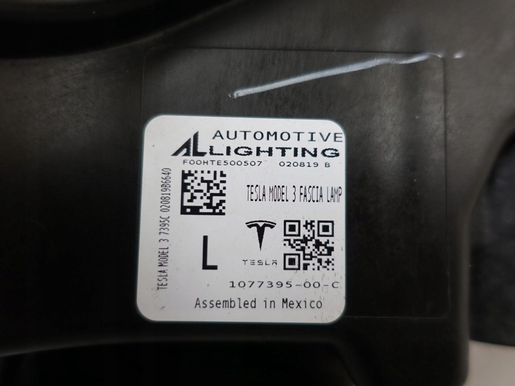 Tesla 3 3 led drl противотуманная фара левая 1077395-00-c Киев